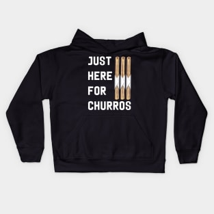 Just Here for Churros Kids Hoodie